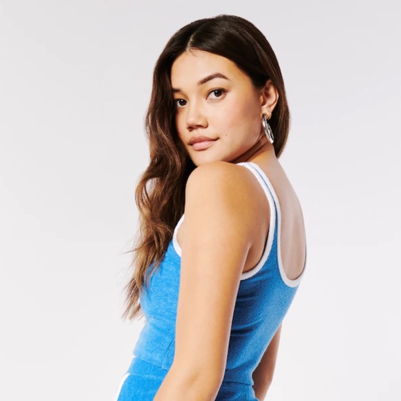 Hollister Terry Tank Blue XL - Picture 3 of 4